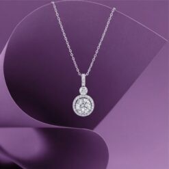 White Stone Pendant 6